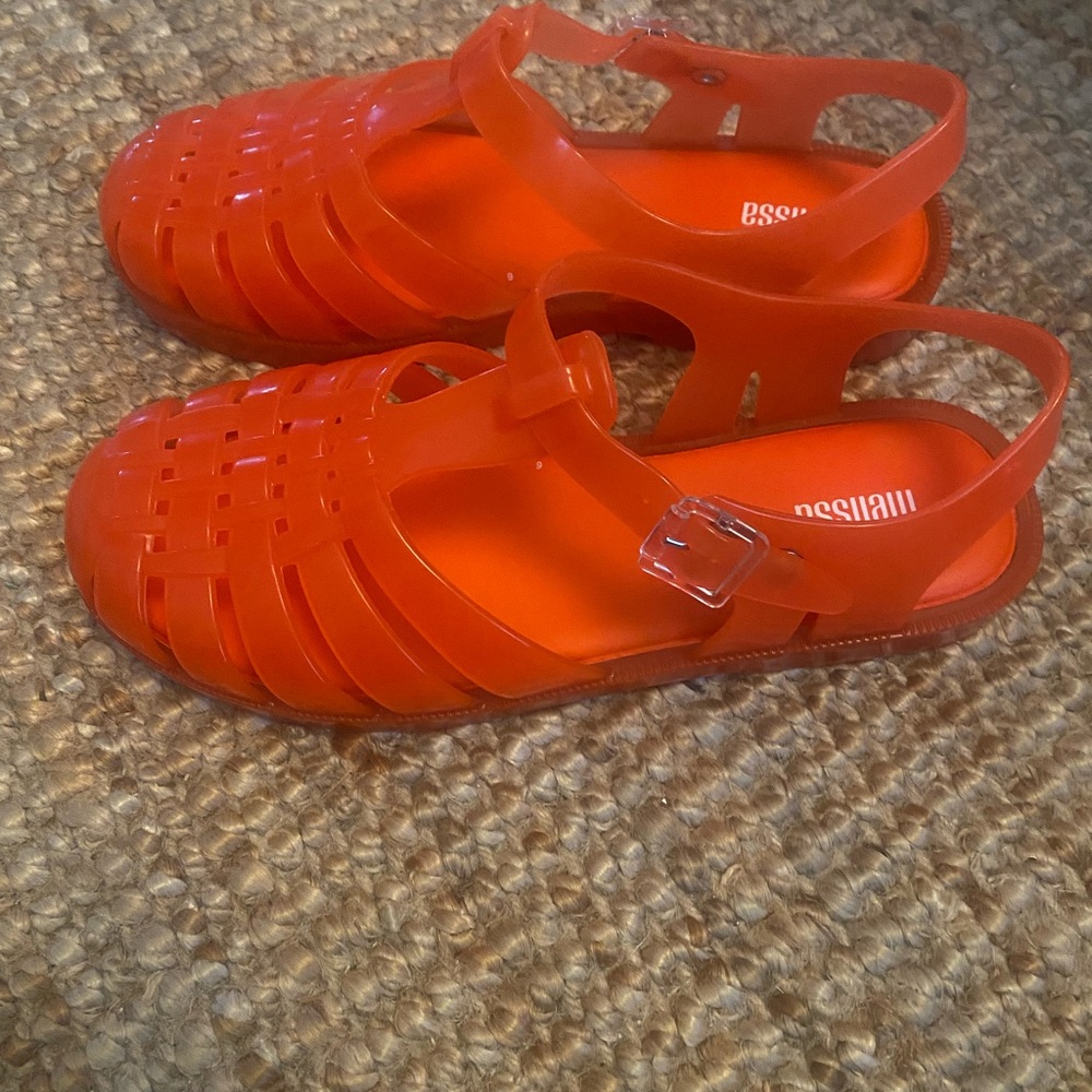 Melissa Orange Jelly Sandals
